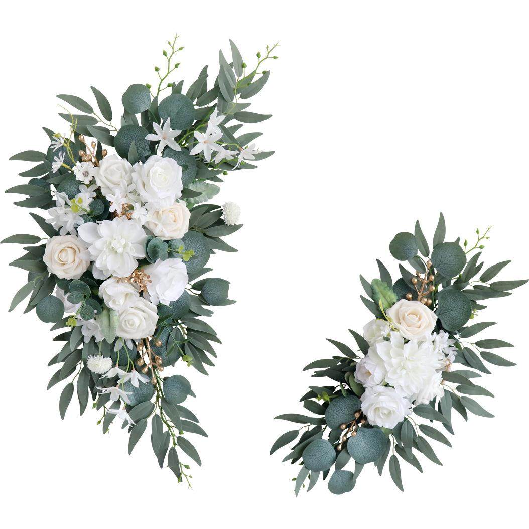 西式婚礼拱门花仿真玫瑰迎宾牌花结婚派对指示牌布置婚庆装饰角花,家居饰品,餐桌花艺,淘宝优惠券,粉丝福利购,淘宝优惠卷