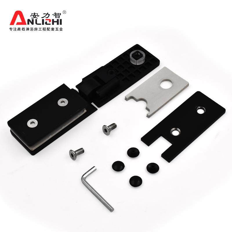 304不锈钢玻璃浴室合页精铸浴室夹哑黑不锈钢合页卫生间五金,基础建材,铰链,淘宝优惠券,粉丝福利购,淘宝优惠卷