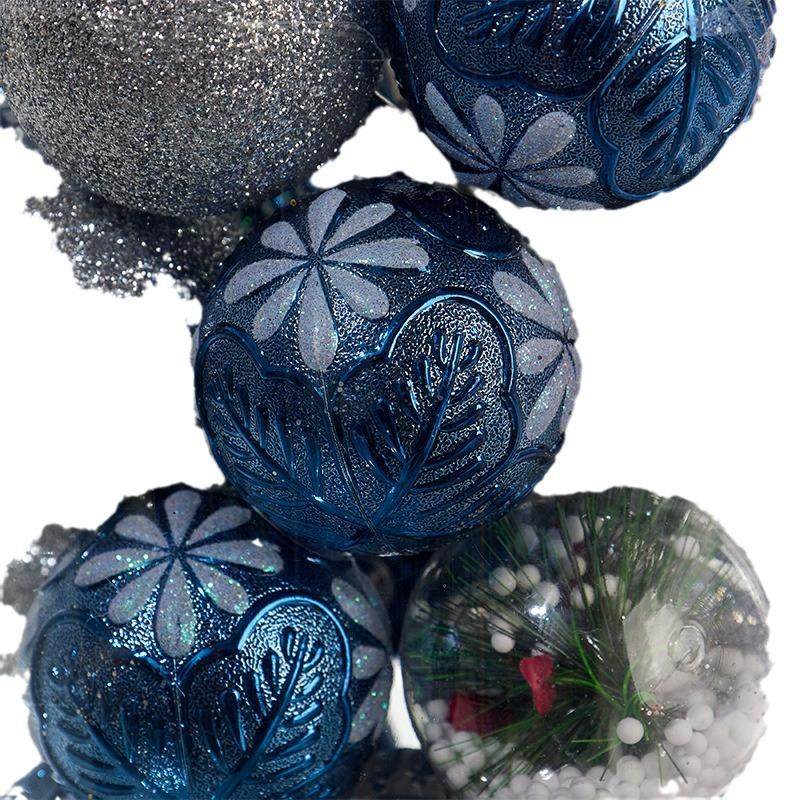 圣诞节新款6cm彩绘亮片珠光球圣诞树挂饰装饰品圣诞球桶装套餐,节庆用品/礼品,圣诞装饰品,淘宝优惠券,粉丝福利购,淘宝优惠卷