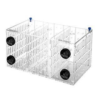 磁吸强磁版三格大带前门天窗隔离盒亚克力磁铁水族箱多功能盒