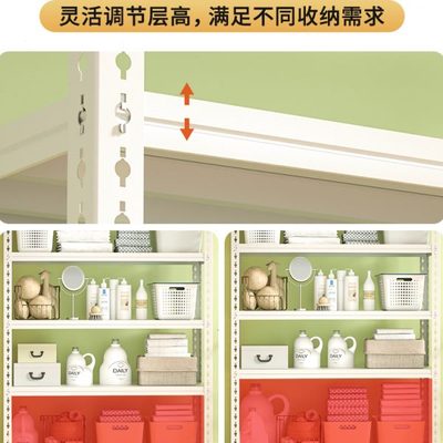 货架多层置物架收纳架家用铁架子仓库阳台快递超市储物架仓储角钢