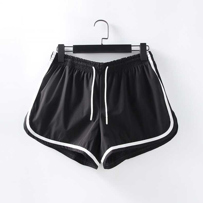 Hollister小海鸥夏季松紧运动裤纯欲风抽绳系带短裤女子休闲裤潮