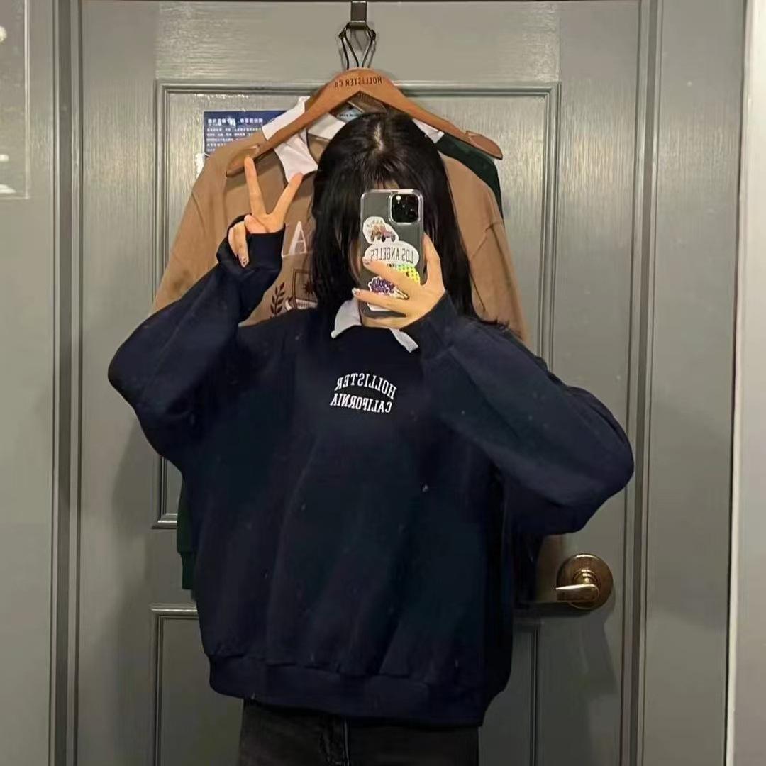 秋冬款小海鸥男子圆领卫衣