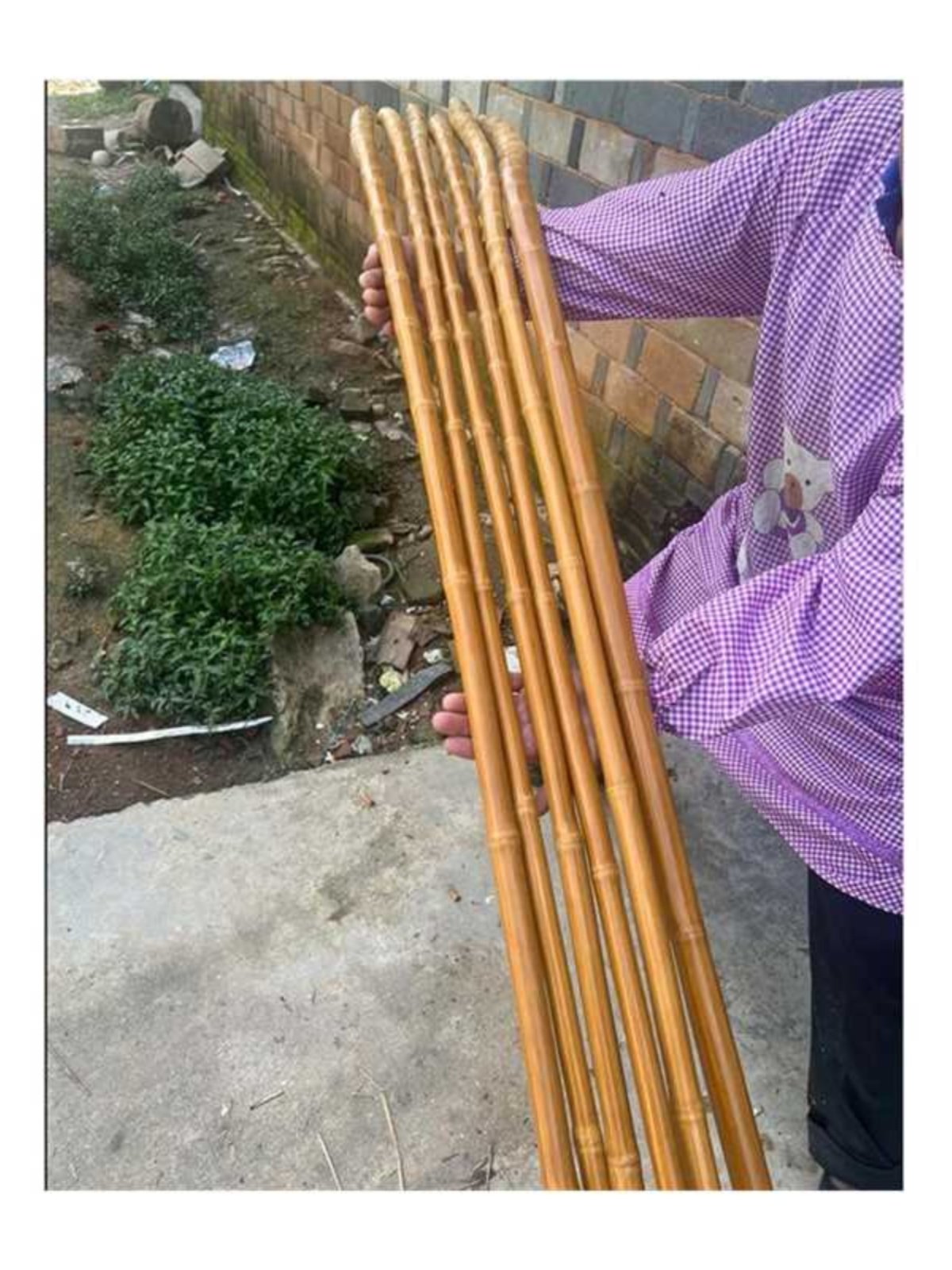 实心竹拐杖制作,实心竹拐杖_大山谷图库
