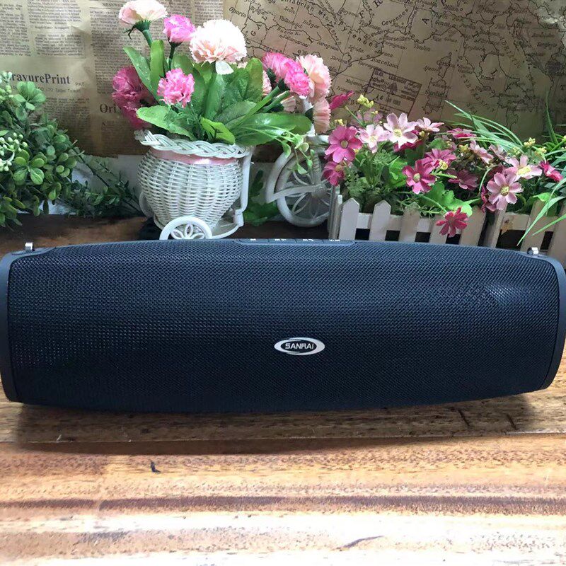 出口蓝牙音箱有源音箱双3寸喇叭重低音电脑音箱立体声插卡收音机