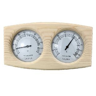 Room Wooden Sauna Hygrothermograph 新品 Thermometer