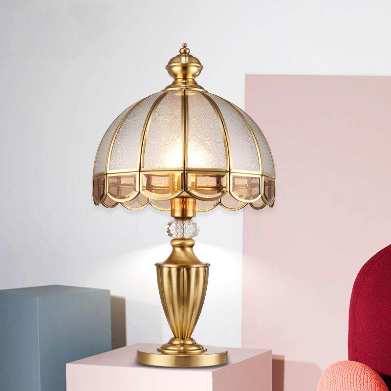 欧式全铜台灯客厅温馨书房台灯婚庆卧室创意复古简约装饰床头灯