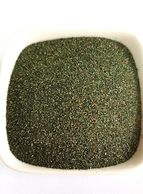 工厂直销 酒店烟灰缸用草原绿砂 绿色彩砂石榴石砂 40# 80#