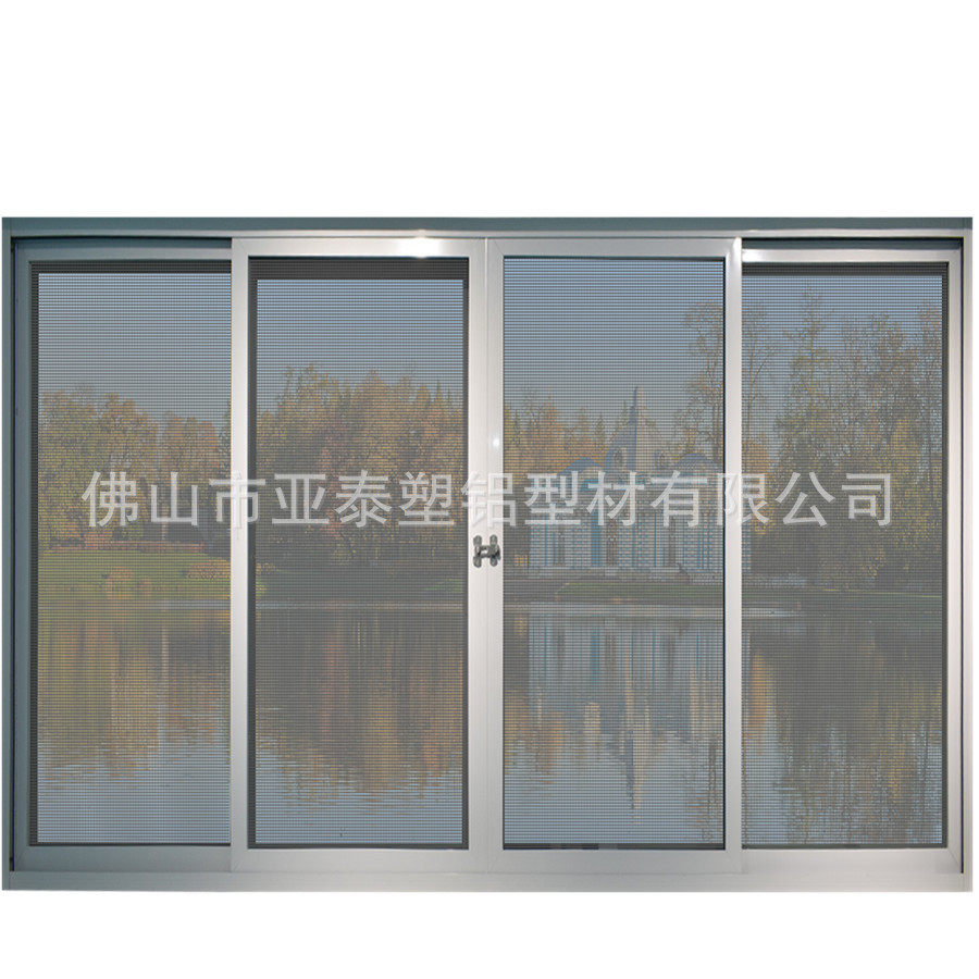 2020新品封阳台落地玻璃铝合金推拉门防虫降噪中式玻璃门佛山产地