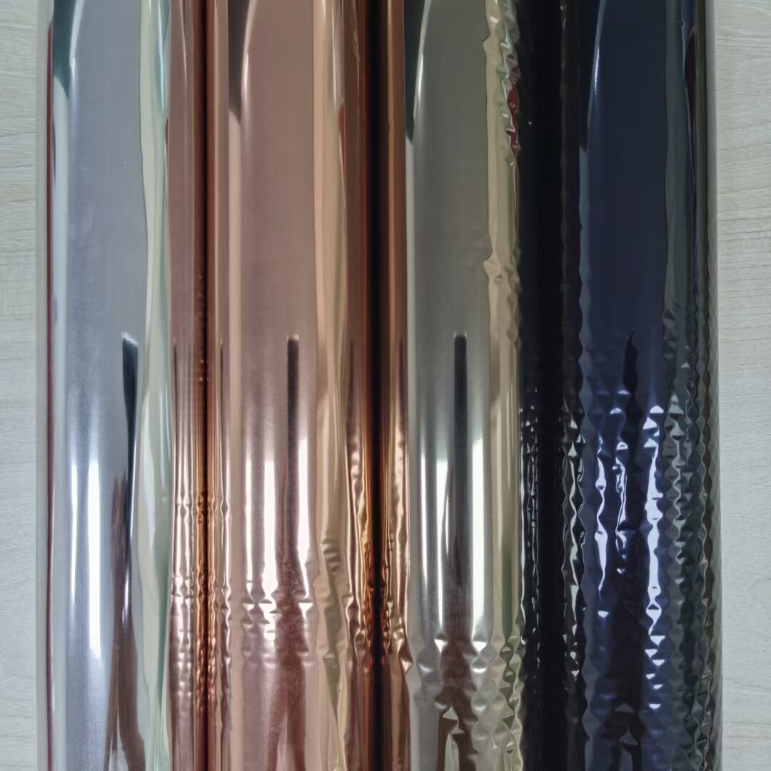 用于酒瓶金色低温水转印花纸 烫膜过塑包装材料 电化铝烫金纸批发