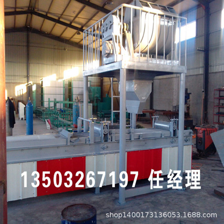 厂家供应机制岩棉砂浆复合板生产线【河北宏达机械厂低价销售】