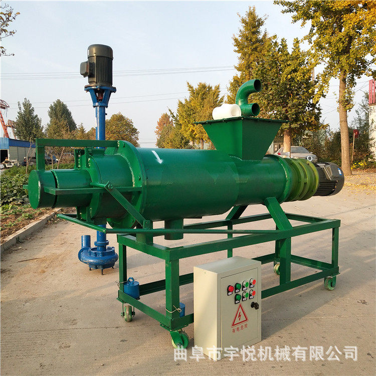 养殖场猪粪脱水机 不锈钢固液分离机 粪便脱水专用设备