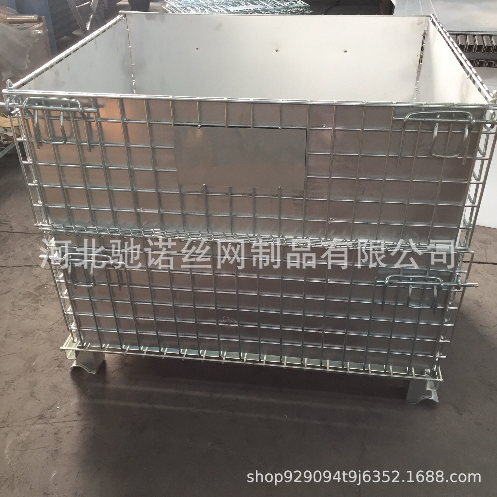 仓储笼 折叠仓储笼周转筐 车间仓储物流运输用图片