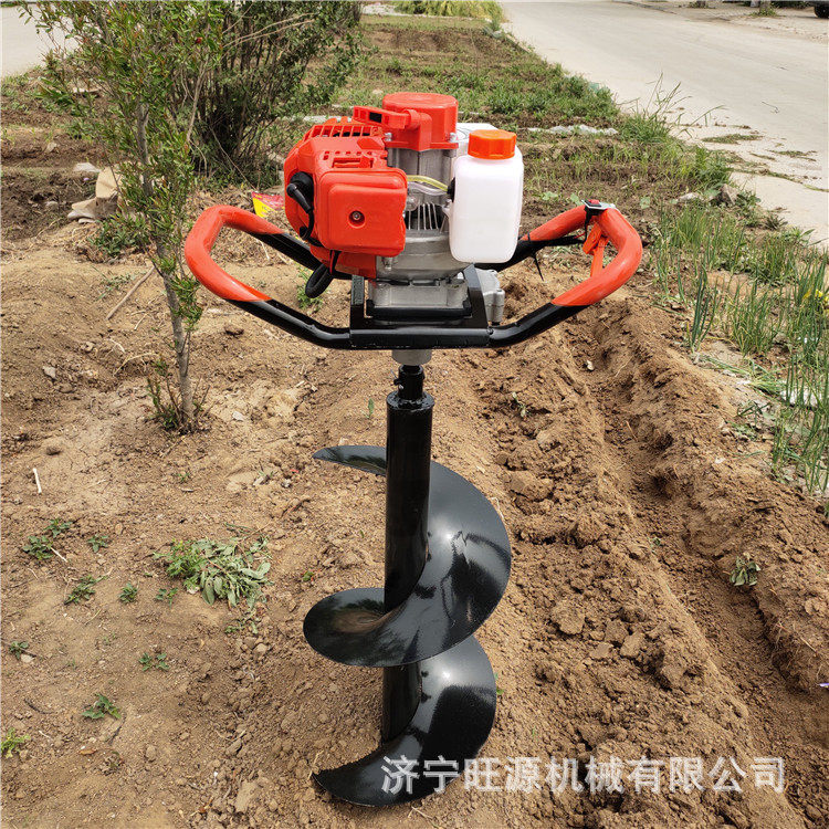 湖南大马力汽油挖坑机 电线杆植树挖坑打眼机多功能挖坑机