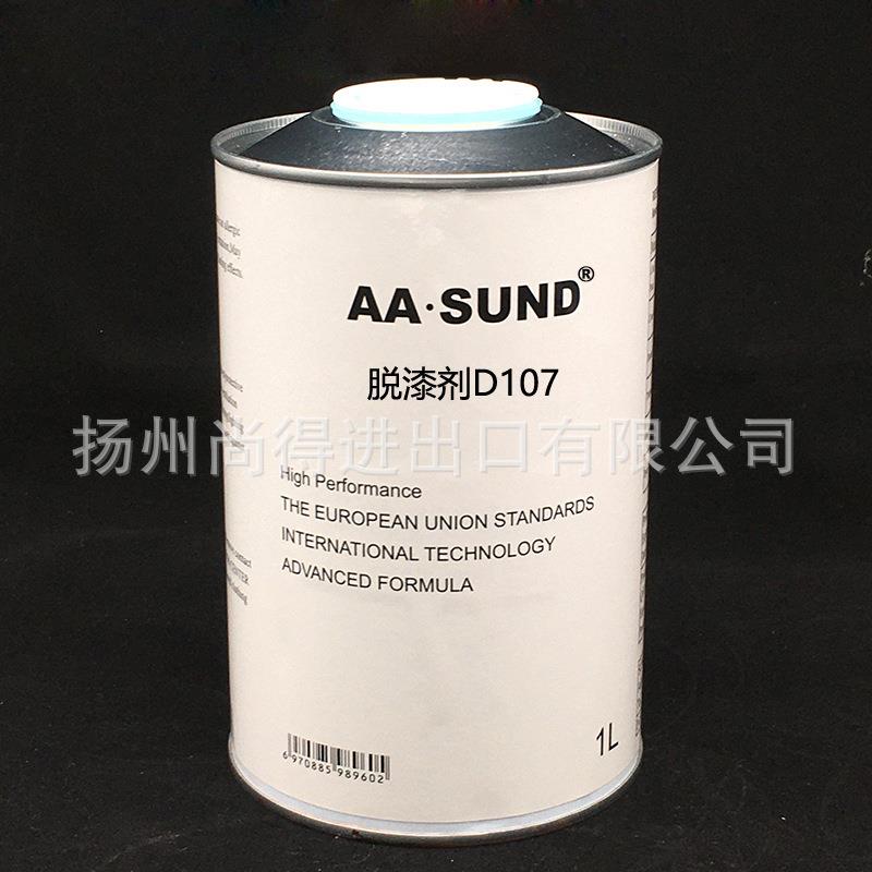 AASUND除漆剂D107家具脱漆剂去漆水1L装清洗旧油漆污渍脱漆剂