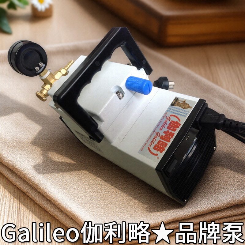 静音无油隔膜家润滑负压立片式真空干泵干燥箱式旋片爪小型的泵