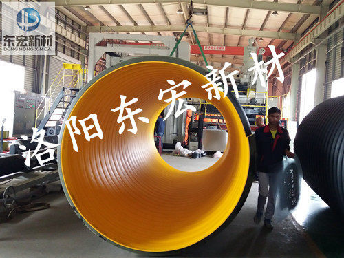 晋城忻州hdpe钢带增强螺旋波纹管,SN12.5增强型钢带缠绕波纹管