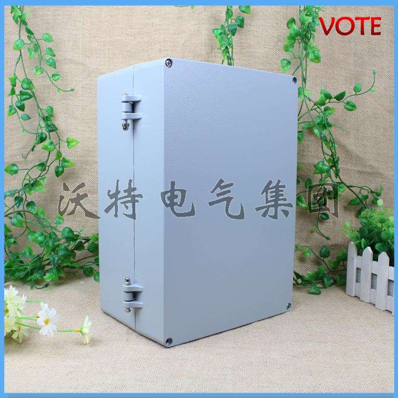 340*235*135带铰链防水接线盒防水铝盒电源分线盒铸铝盒翻盖