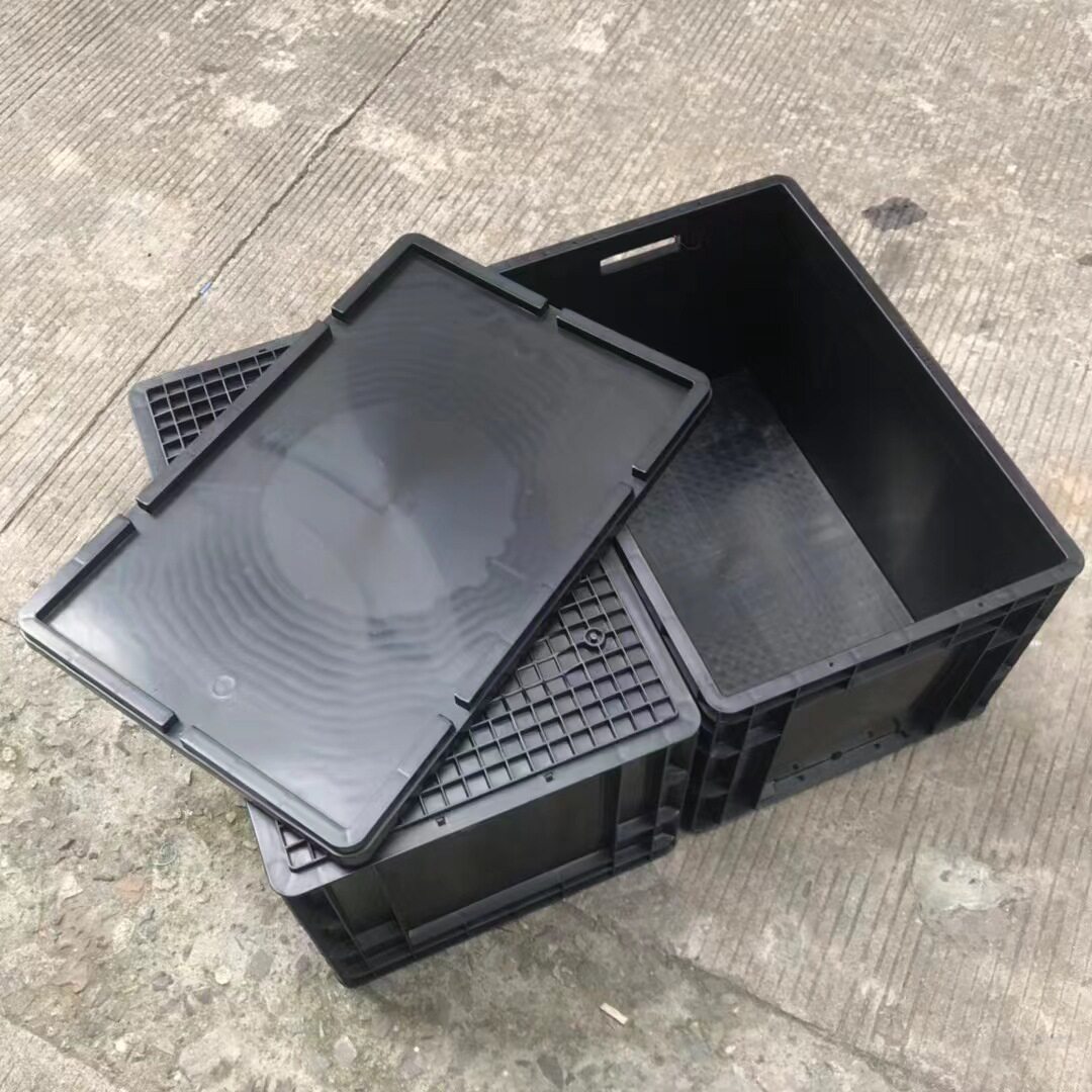 防静电eu4633塑胶周转箱 EU塑料箱汽车零件汽配欧标箱仓储周转箱