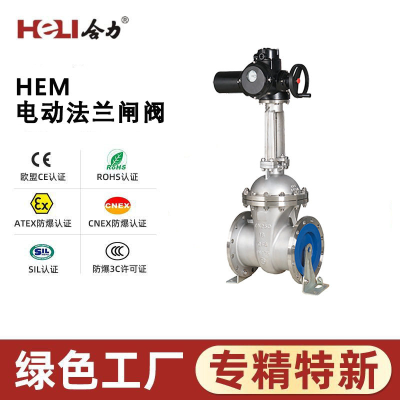 HEM系列电动法兰闸阀 开关型 环保水处理行业 电动闸阀