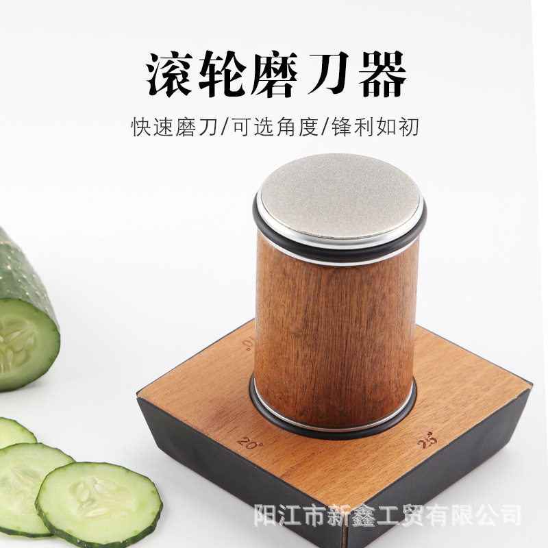 随身携带EDC磨刀工具 多功能户外便携式多功能钨钢磨刀器 磨刀棒