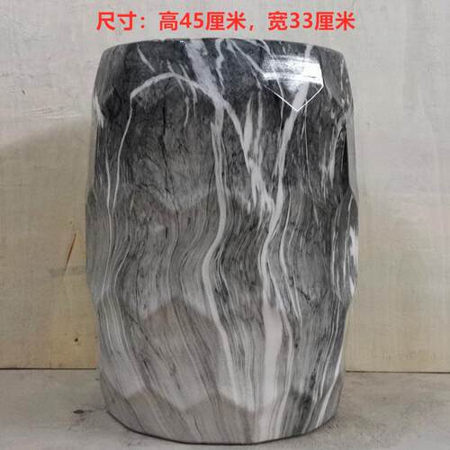 创意边几凳陶瓷鼓凳客厅沙发茶几凳子梳妆换鞋圆凳酒店装饰摆件