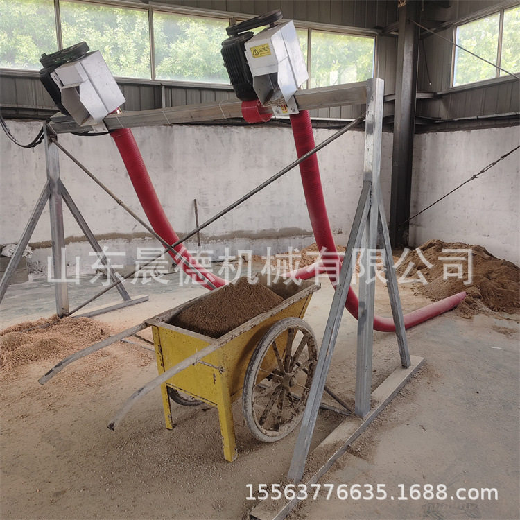 160管径钢渣子上料机 建筑工地吸沙抽沙10吨小型软管吸粮机