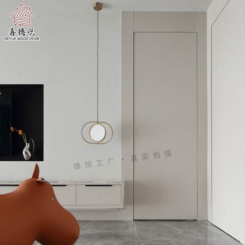 南京销售实木隐形门烤漆门整套生态木门可设计款式