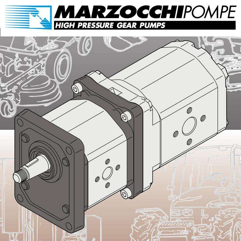 GHPA2A-D-22-C2-FG+GHPP2-D-16-FG双联齿轮泵MARZOCCHI马祖奇