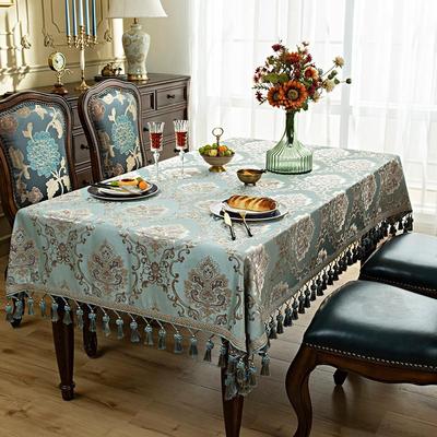 欧式长方形桌布轻奢高级感