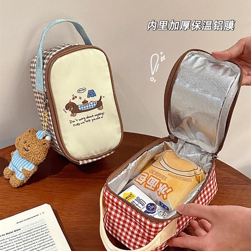 保温饭盒袋小学生早餐手提