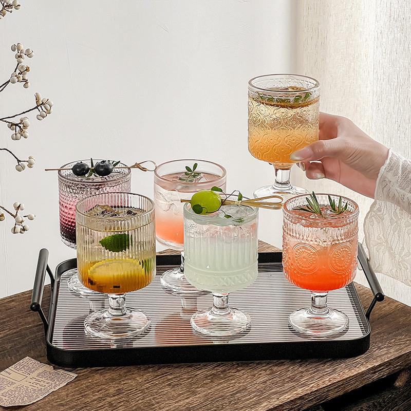 高颜值ins风复古热红酒杯