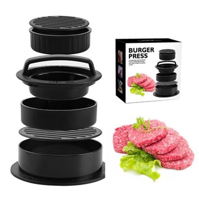 汉堡肉饼模具压饼器套装压牛压肉神器工具宝宝米饭团馅饼磨具自制
