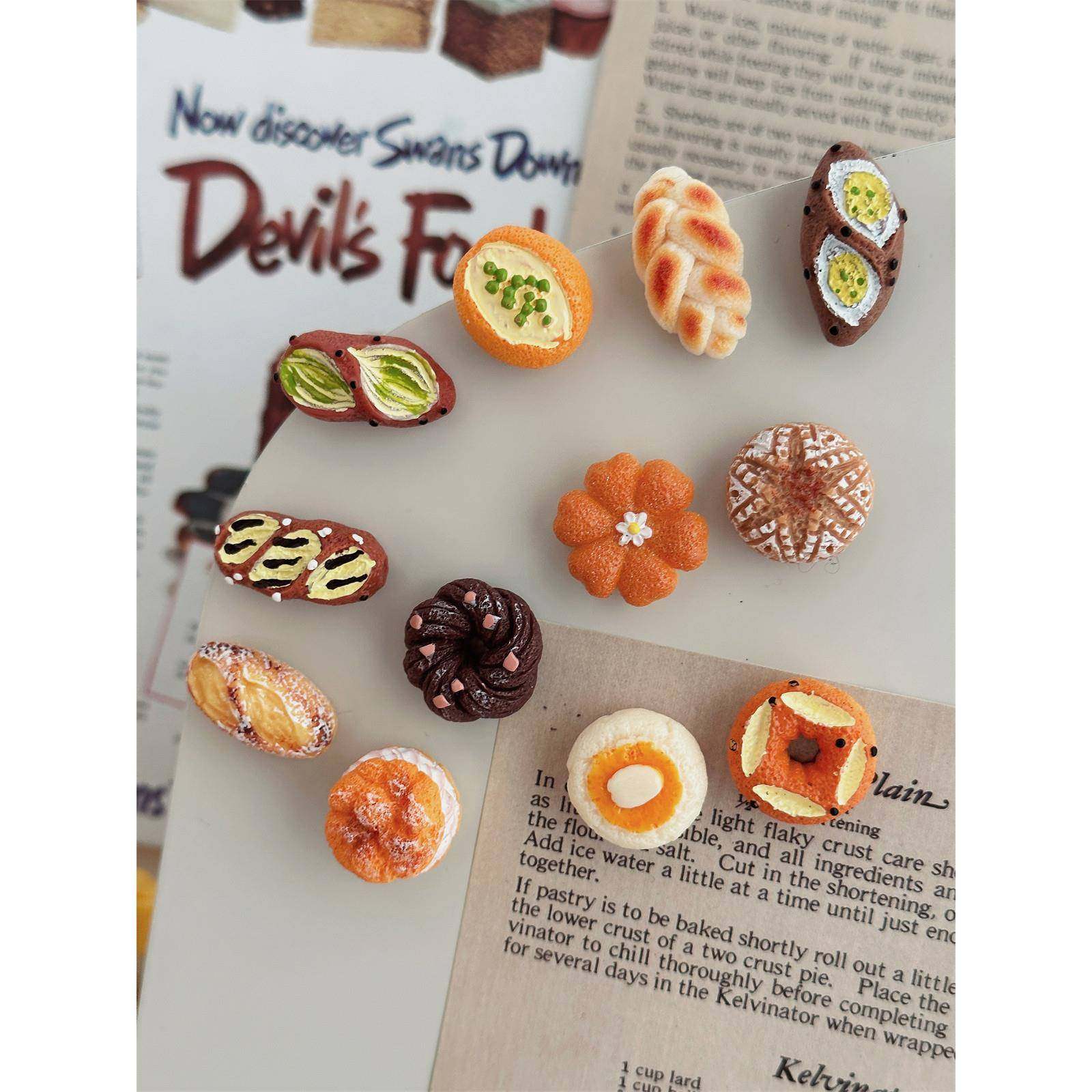 法式碱水面包磁力贴迷你仿真欧包冰箱贴备忘饰磁铁,节庆用品/礼品,文化创意冰箱贴,淘宝优惠券,粉丝福利购,淘宝优惠卷