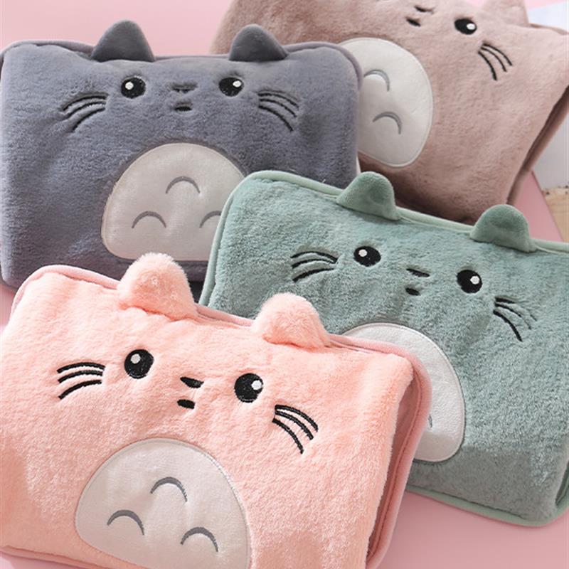 兔毛绒充电热水袋防爆电暖