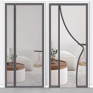 防蚊纱门帘侧开全磁条门2025新款磁吸条强力磁性纱窗纱网入户门