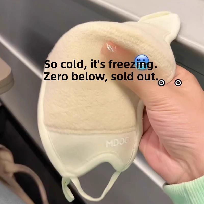 澳绒保暖口罩冬天防风防寒