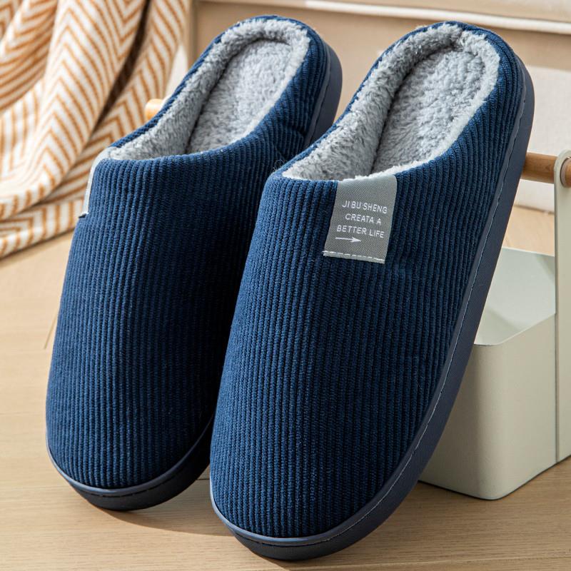 家用室内棉鞋棉拖鞋男士秋