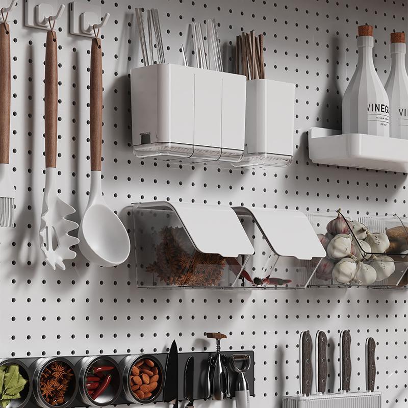 免打孔洞洞板配件大全圆孔