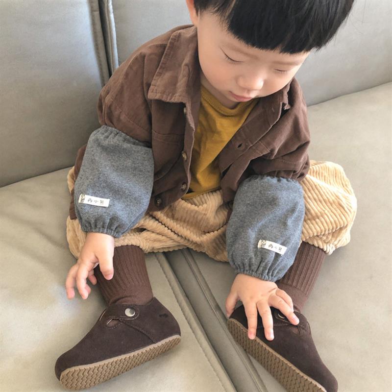 韩国纯棉袖套春秋冬季男女宝宝防脏神器小婴童幼儿园手臂防污护头