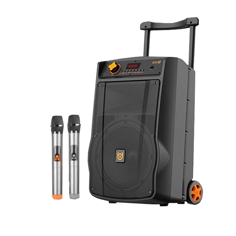 贝德BD-H1068B户外广场舞音响K歌大功率演出音箱拉杆便携式音响