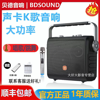 贝德BD-H0567户外手提便携式K歌演出音箱移动大功率乐器专用音响