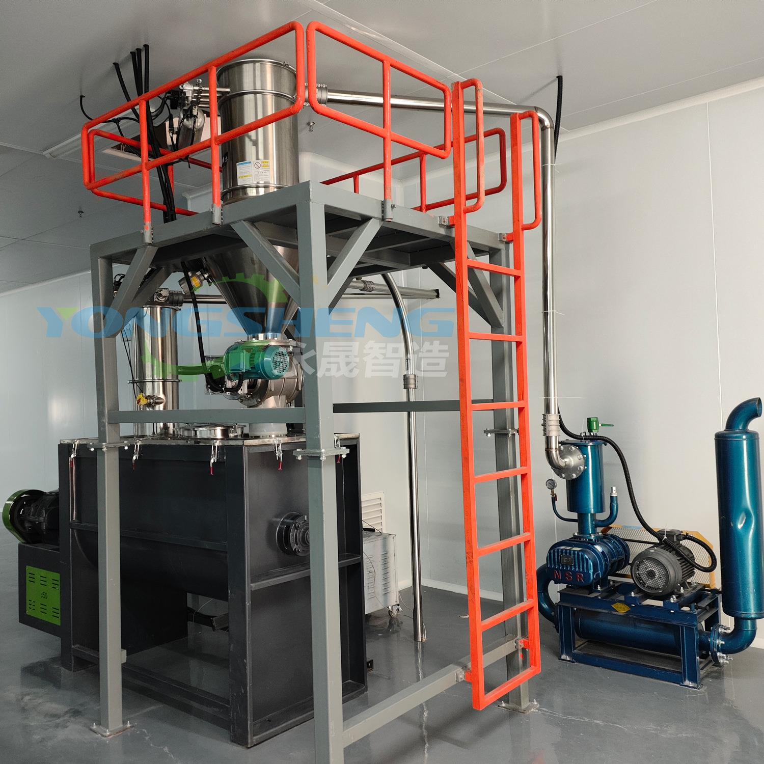 永晟供应医药粉料无尘负压输送设备全自动间歇连续式真空上料机