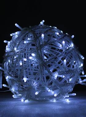led户外挂树藤球灯彩灯闪灯串灯满天星圆球灯圣诞街道亮化装饰灯