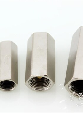 铜镀镍气动单向阀气体止回阀止逆阀CV-01 02 03 04分G1/8/2/4