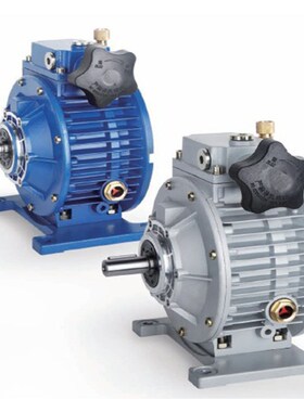 MBW07行星摩擦式无级变速机JWB铝壳铸铁壳小型立式电机直连减速机