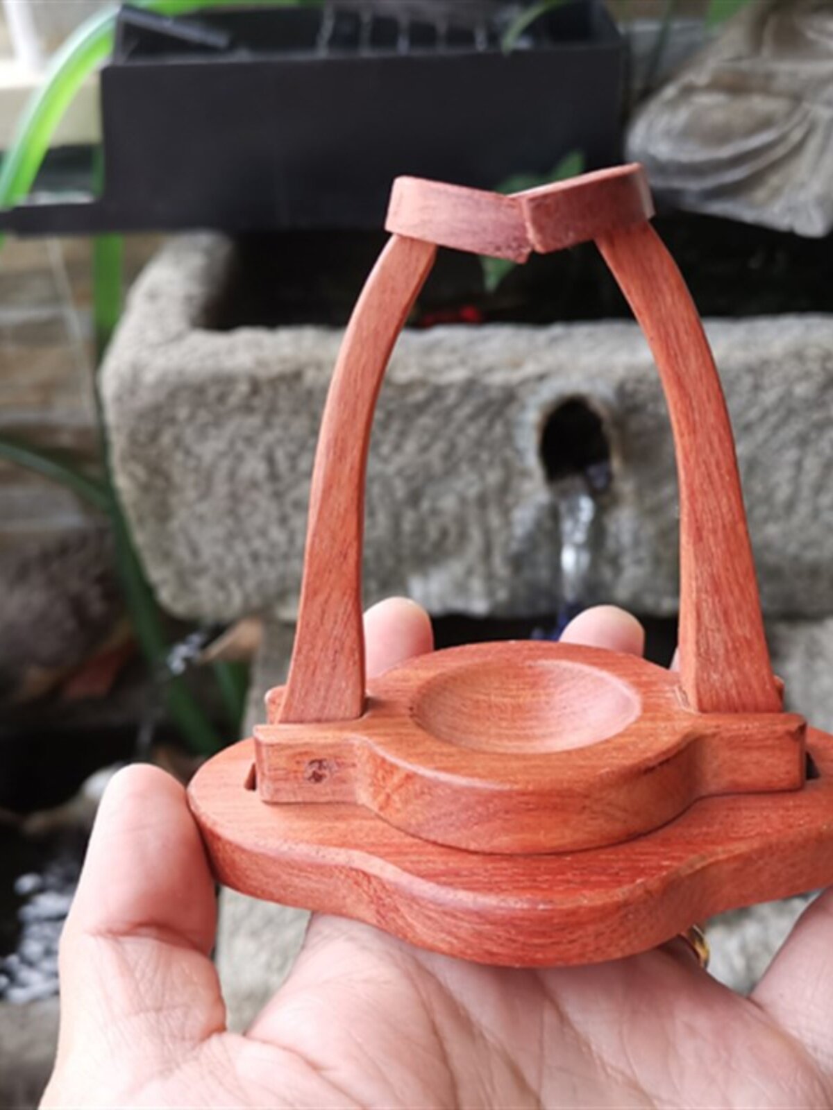 新品葫芦底座 蝈蝈葫芦展示架摆件 实木j三脚架 底托支架木托木质