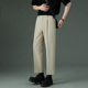 通勤垂感直筒百搭男士 休闲裤 宽松西装 西裤 长裤 夏季 裤 子 男九分裤