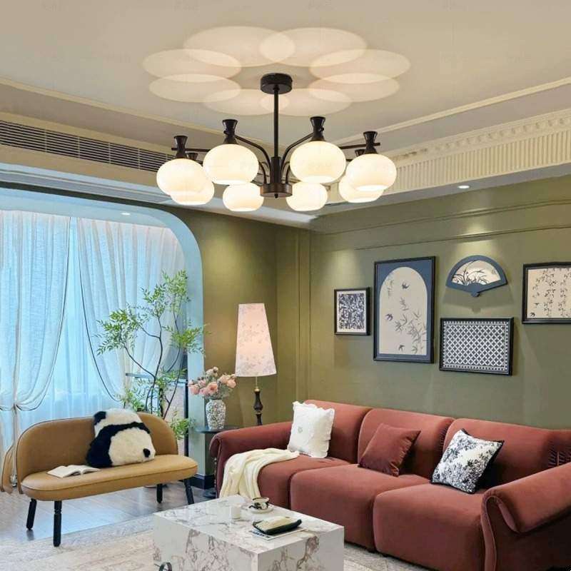 法式客厅吊灯中古复古风大厅主灯餐厅卧室高级简约2025年新款灯具,3C数码配件,USB灯,淘宝优惠券,粉丝福利购,淘宝优惠卷