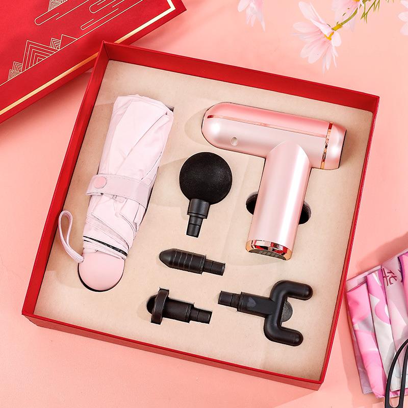 小清新文艺古风雨伞按摩器套装实用创意新年礼物送女生朋友生日